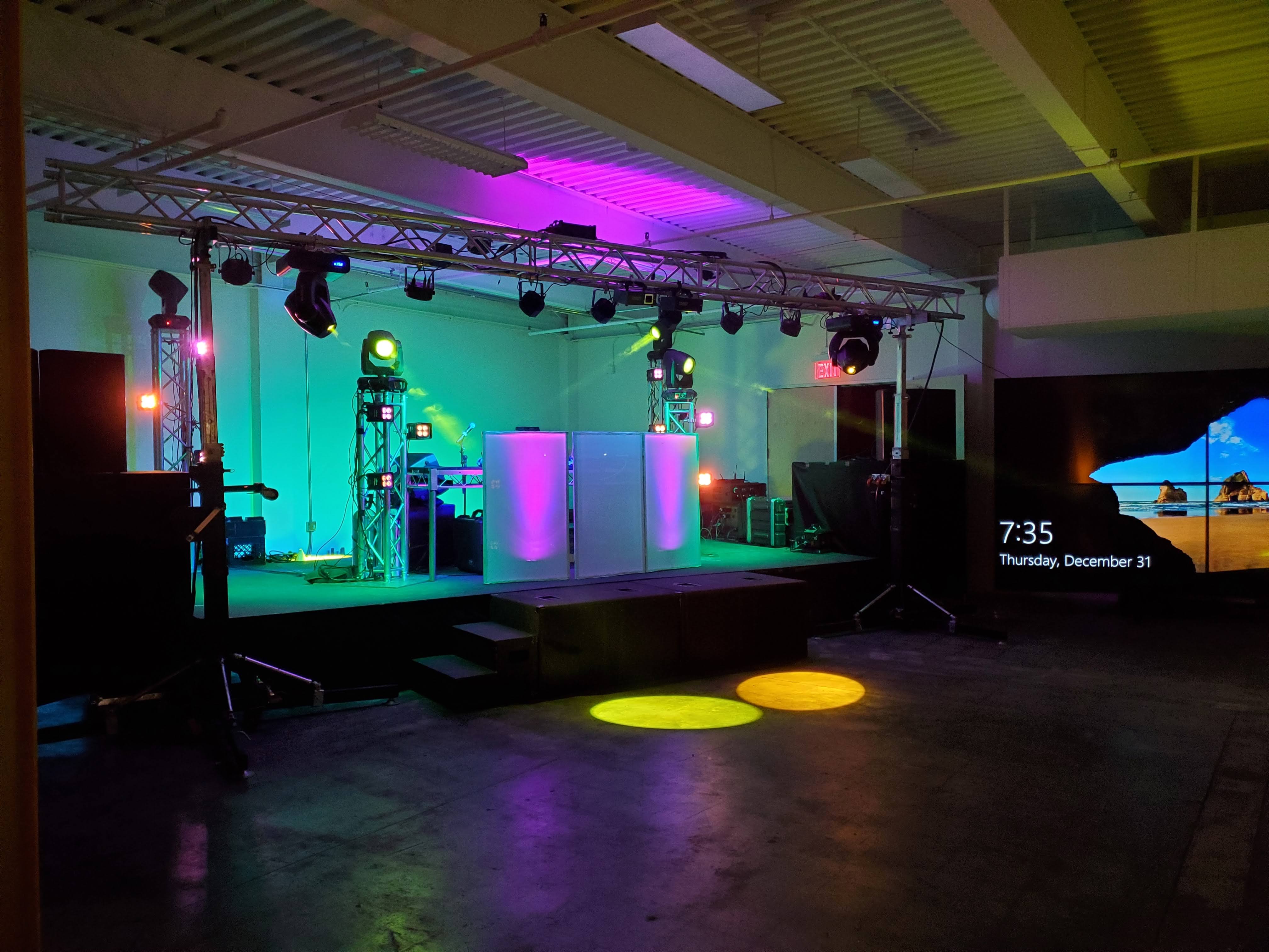 Large 40 x 15 Video Wall at BAPS Temple in Chino-Rent a video wall in Montclair