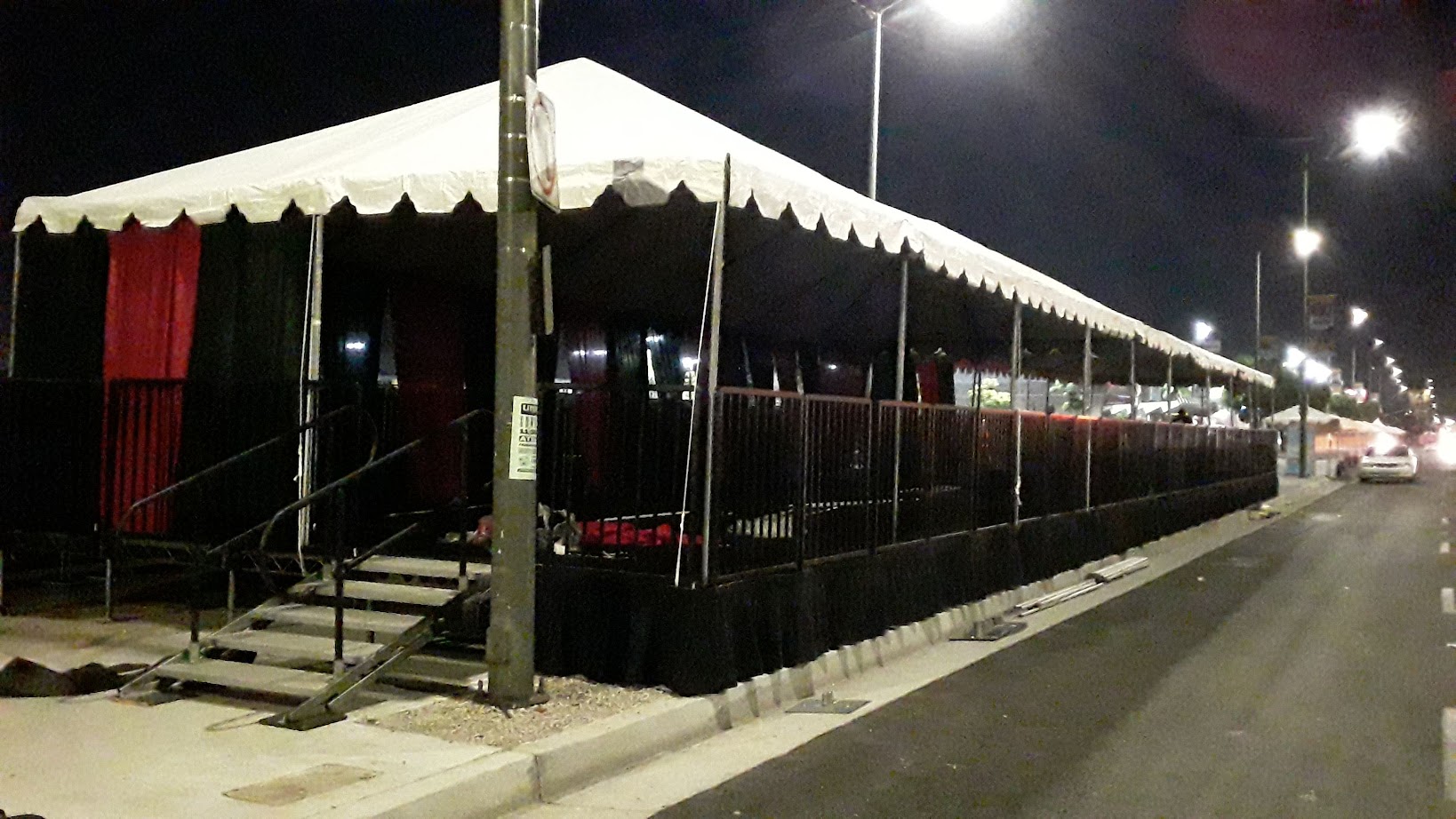 Steeldeck stage rental services.