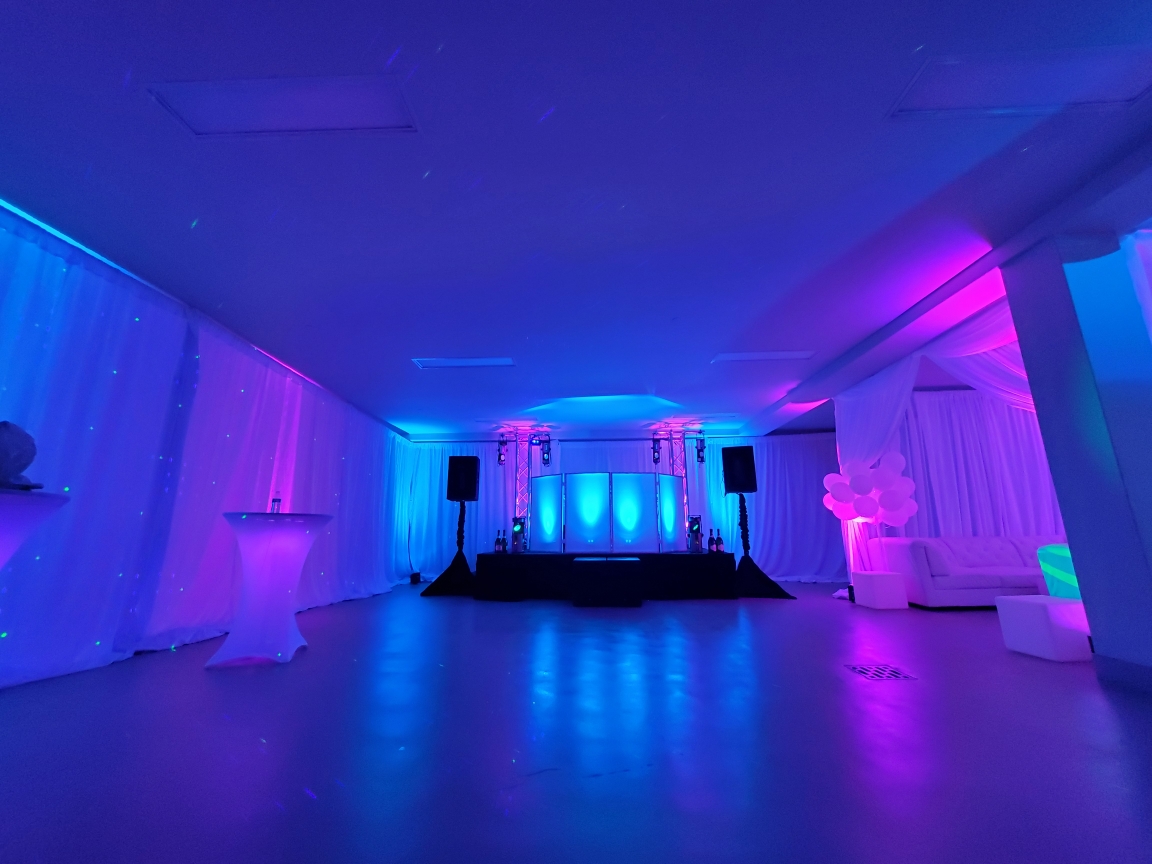 Birthday Party DJ Booth Setup